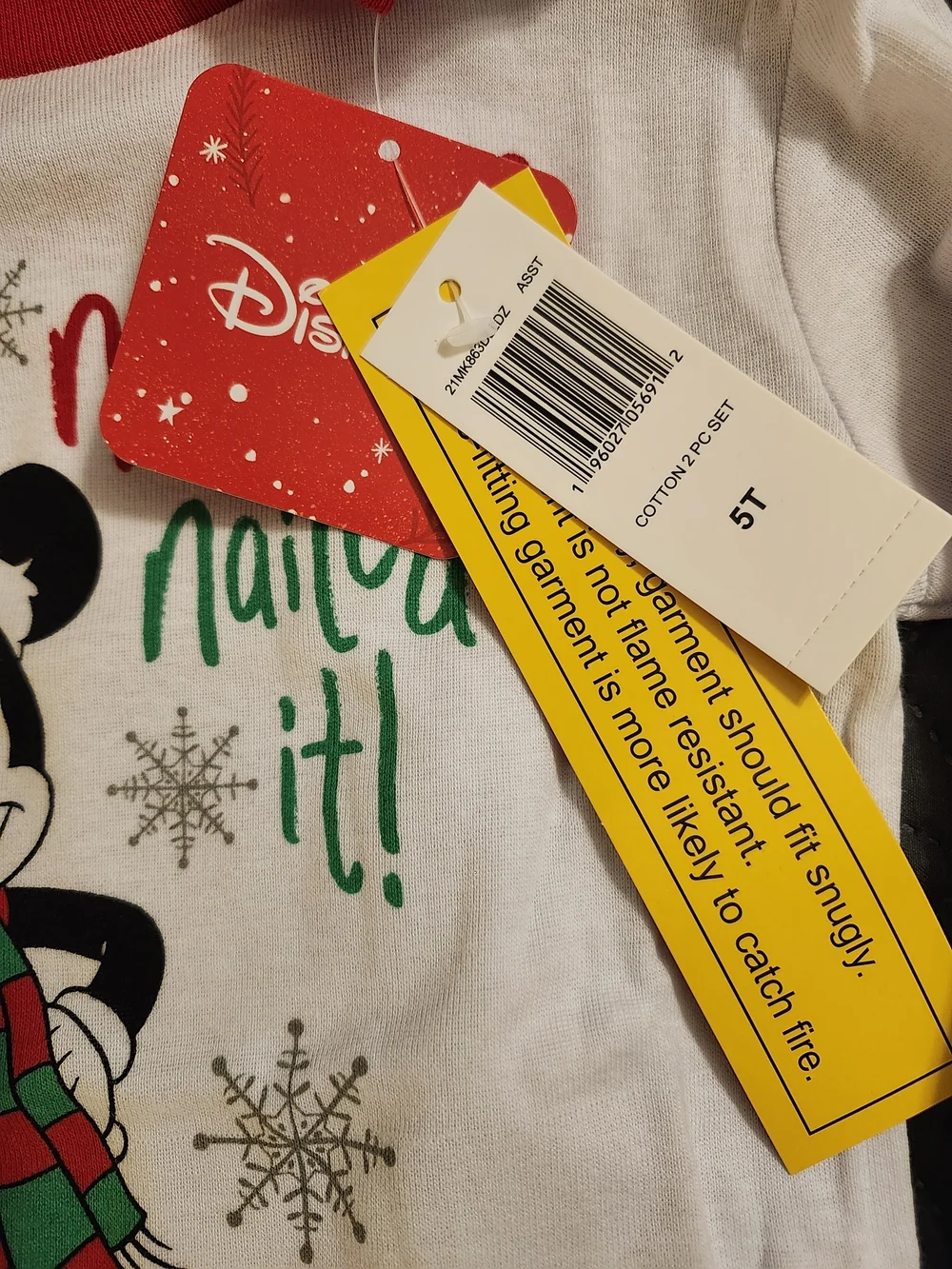 Mickey Mouse Christmas Pajama Set